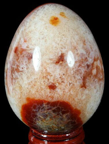 Colorful Carnelian Agate Egg #55510